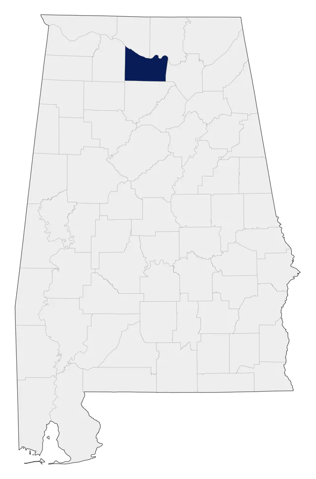 Emu county map