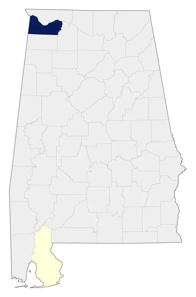 Ferruginous Hawk county map
