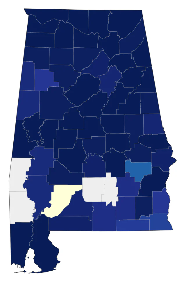 Gadwall county map