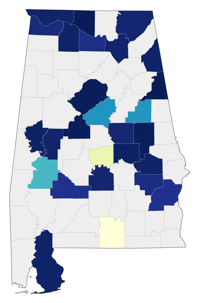 Golden Eagle county map