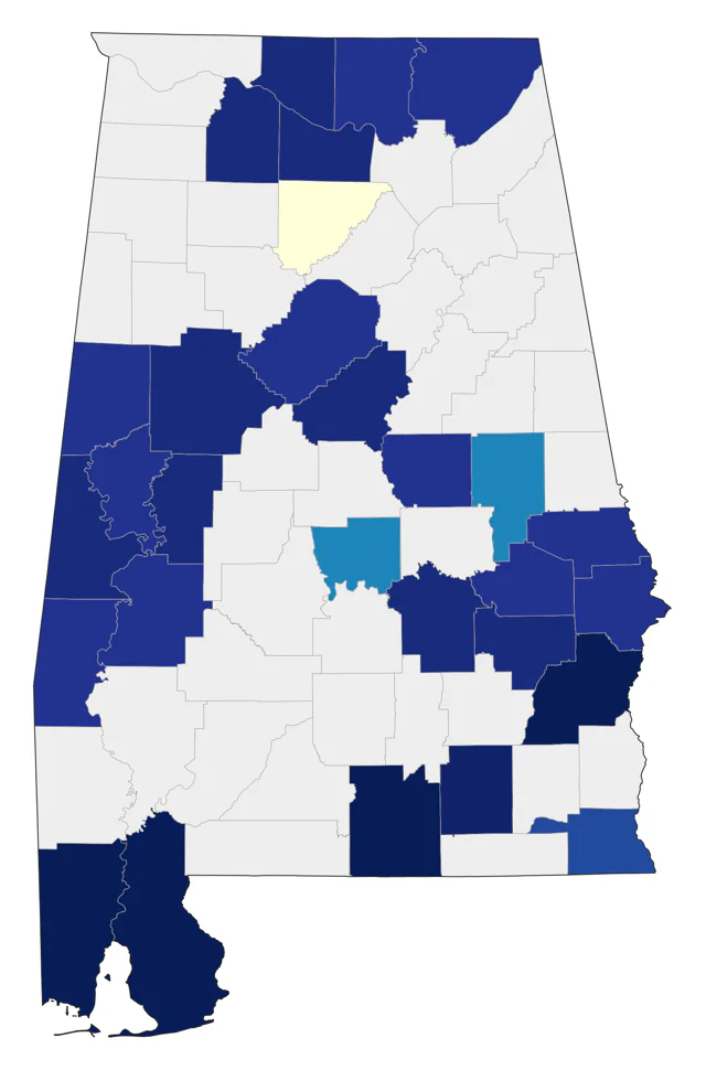 Limpkin county map