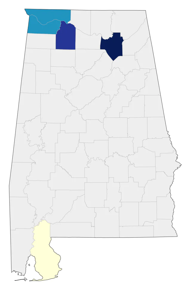 Little Gull county map