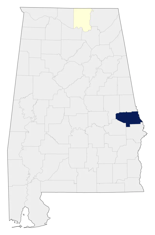 Monk Parakeet county map