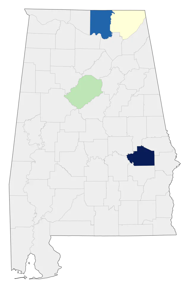 Northern Saw-whet Owl county map