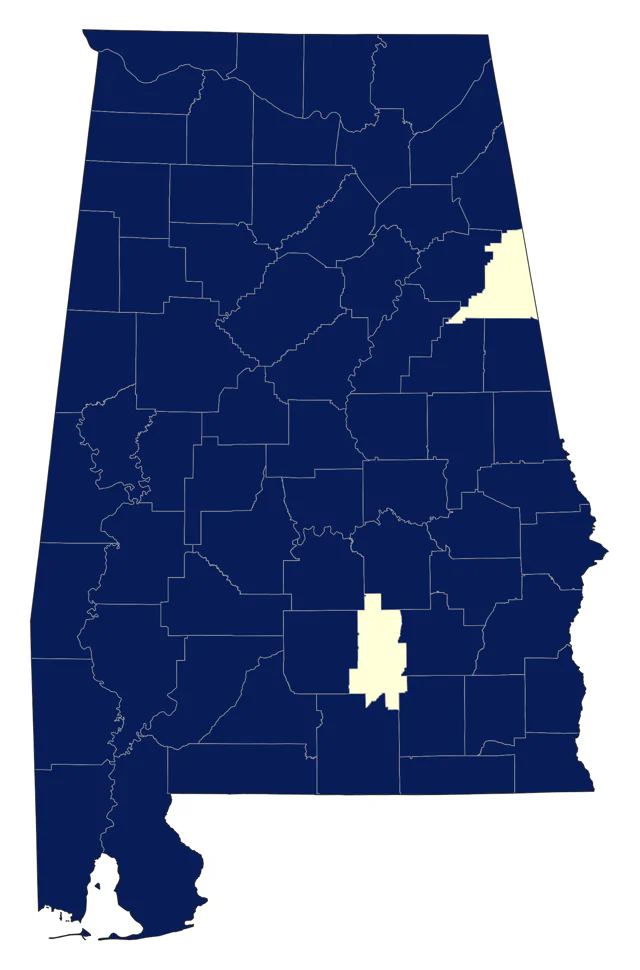 Orchard Oriole county map
