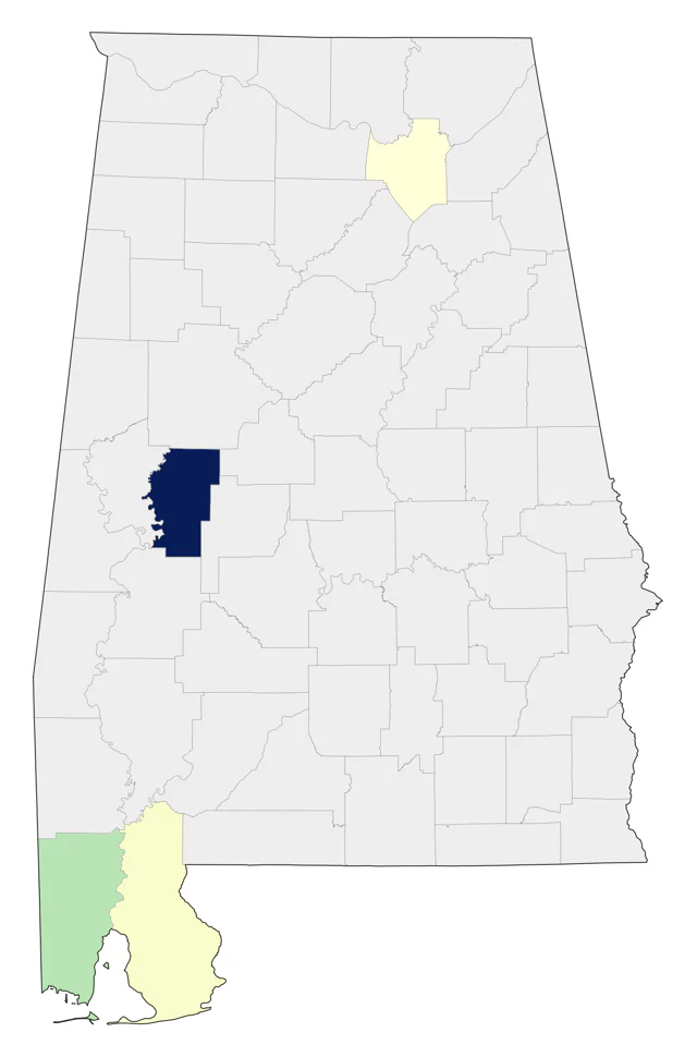 Prairie Falcon county map