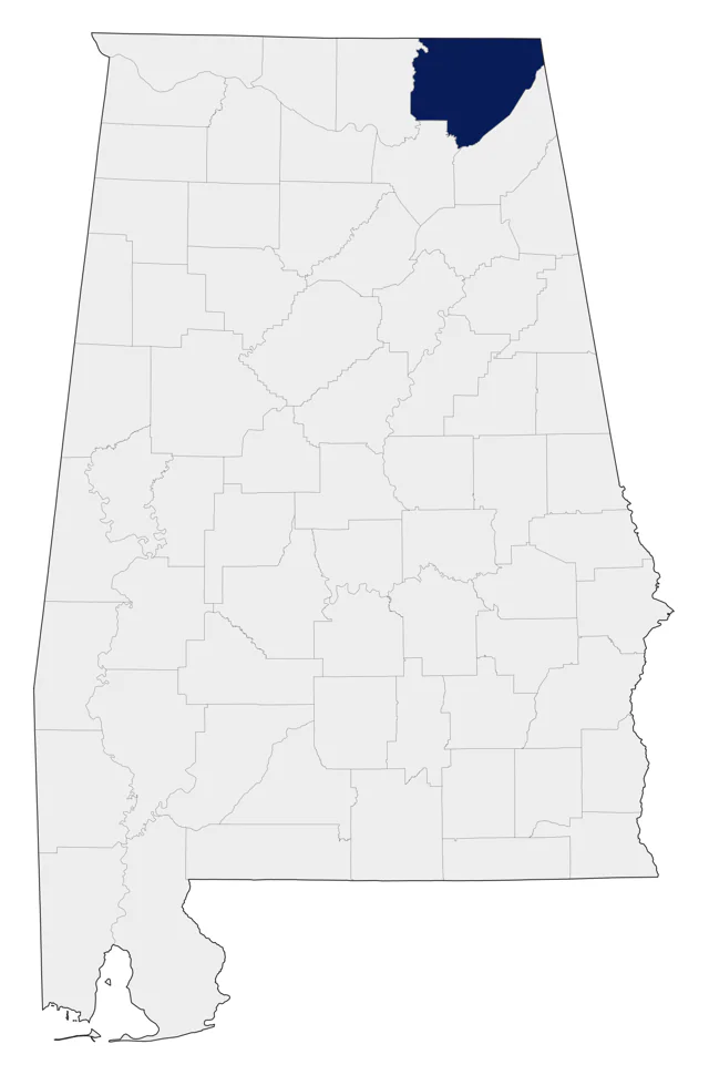Ruffed Grouse county map