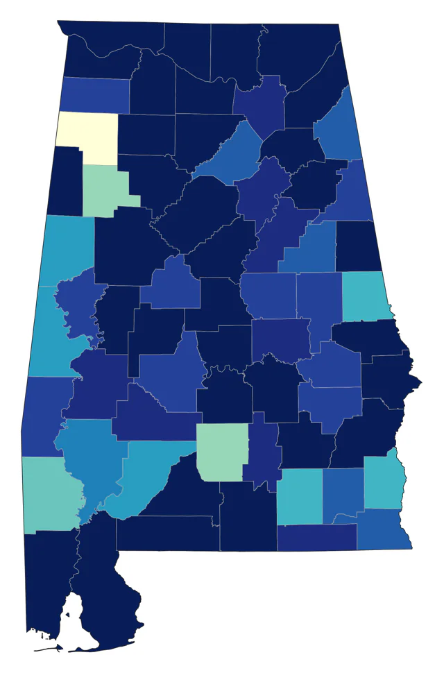 Solitary Sandpiper county map