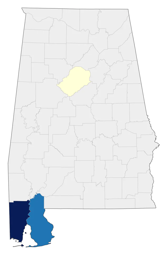 Varied Thrush county map