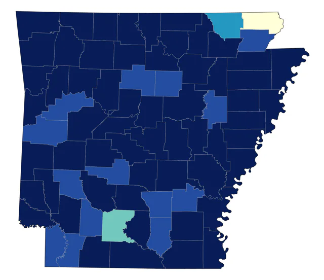 Baltimore Oriole county map