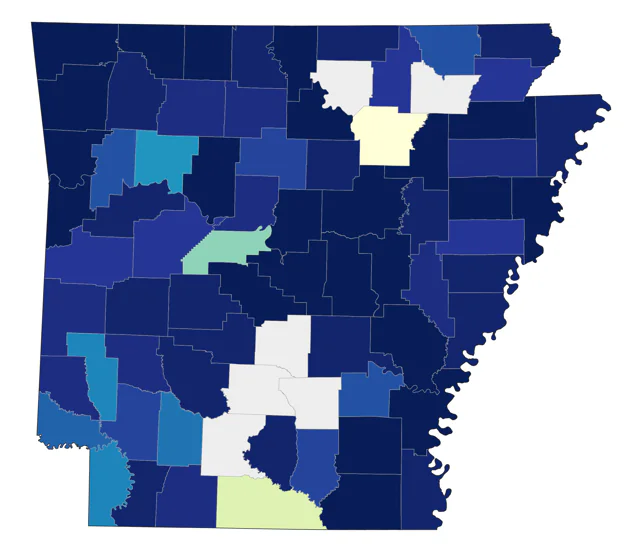 Bank Swallow county map