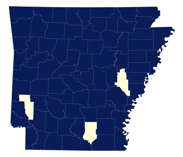 Barn Swallow county map