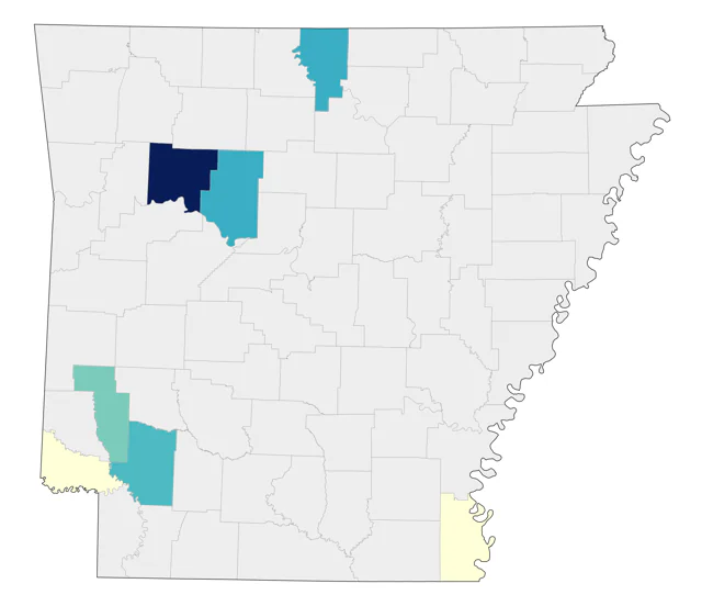 Black-headed Gull county map
