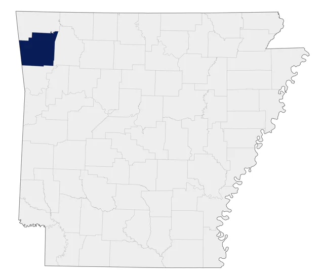 Brewer's Sparrow county map