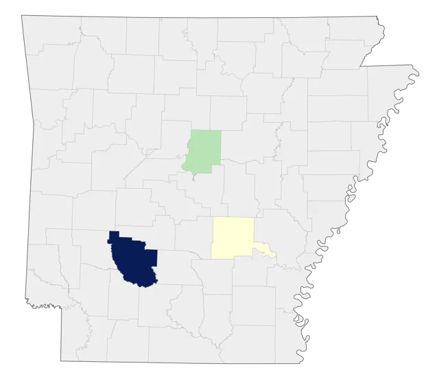 Broad-billed Hummingbird county map