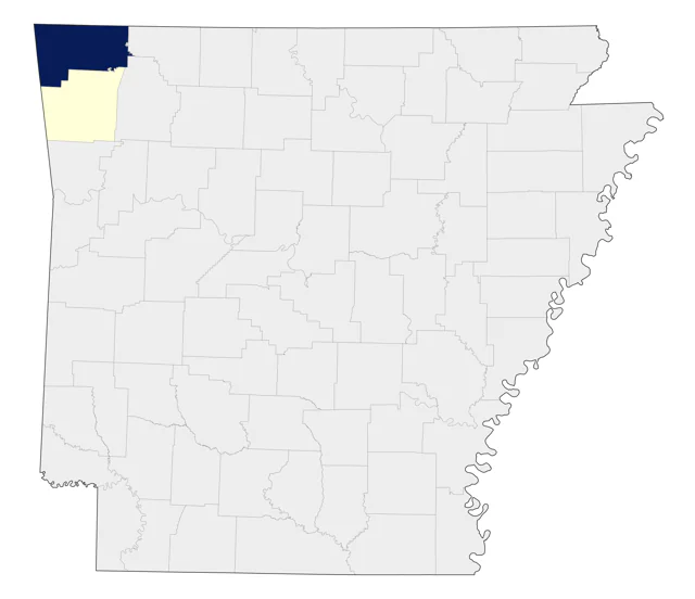 Budgerigar county map