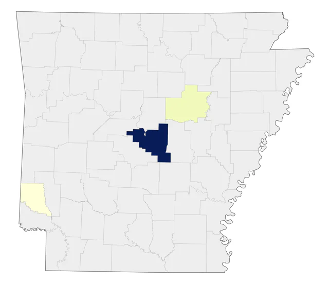 Calliope Hummingbird county map