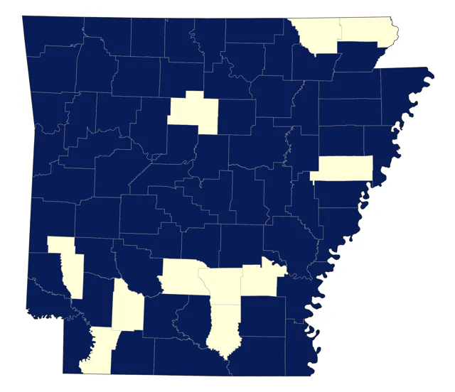Chimney Swift county map
