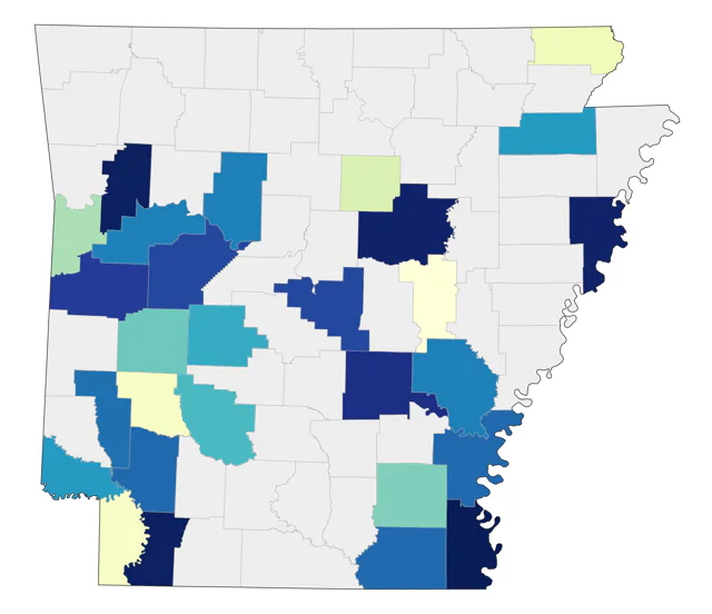 Common Ground Dove county map