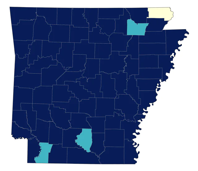 Dark-eyed Junco county map