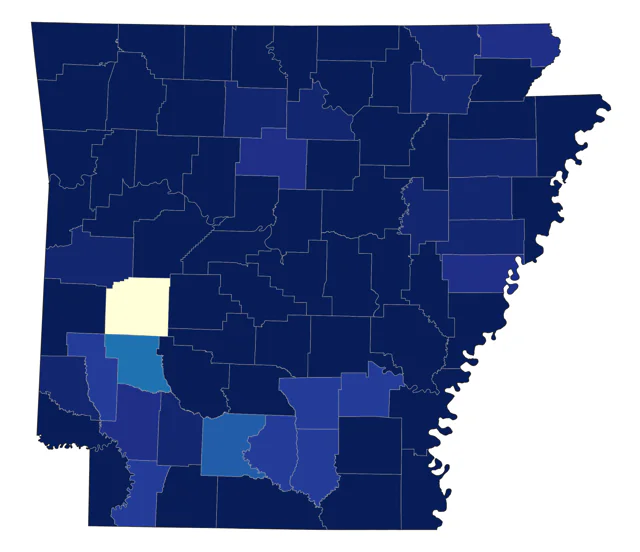 Fox Sparrow county map