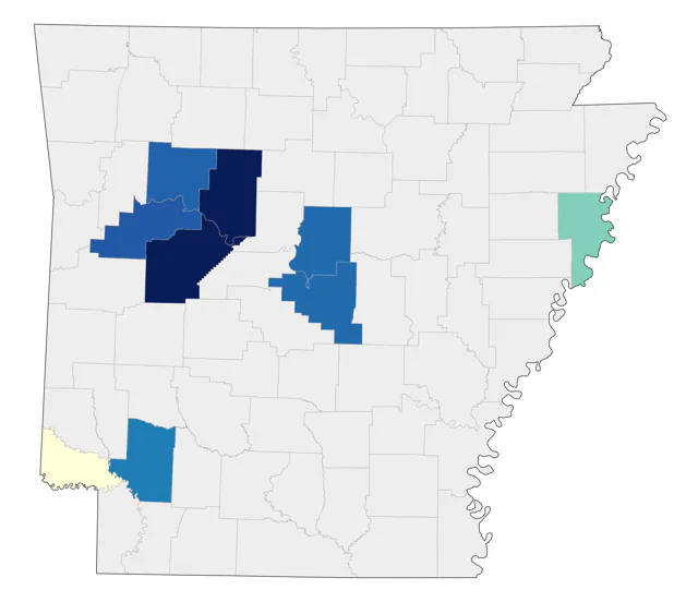 Glaucous Gull county map