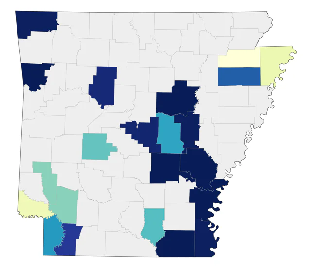 Glossy Ibis county map