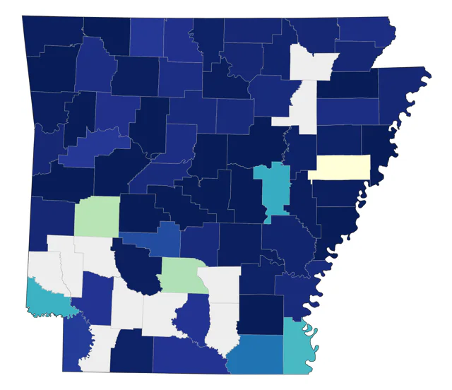 Golden-winged Warbler county map