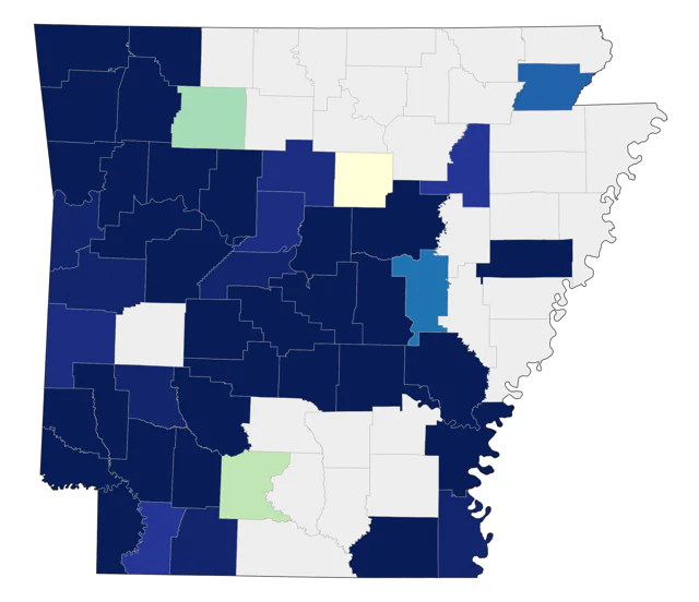 Great-tailed Grackle county map
