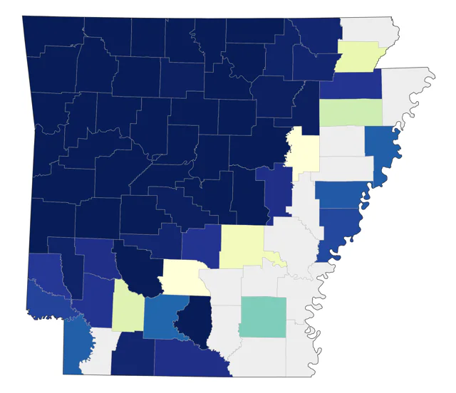 Greater Roadrunner county map