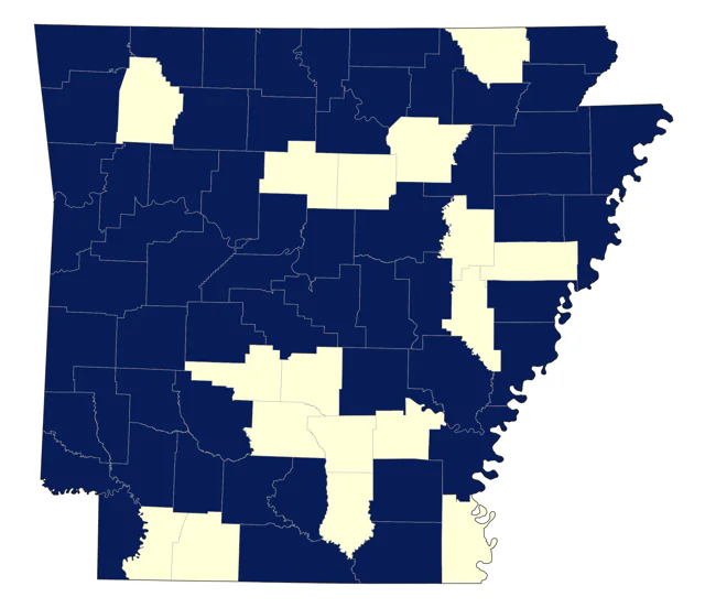 Green Heron county map