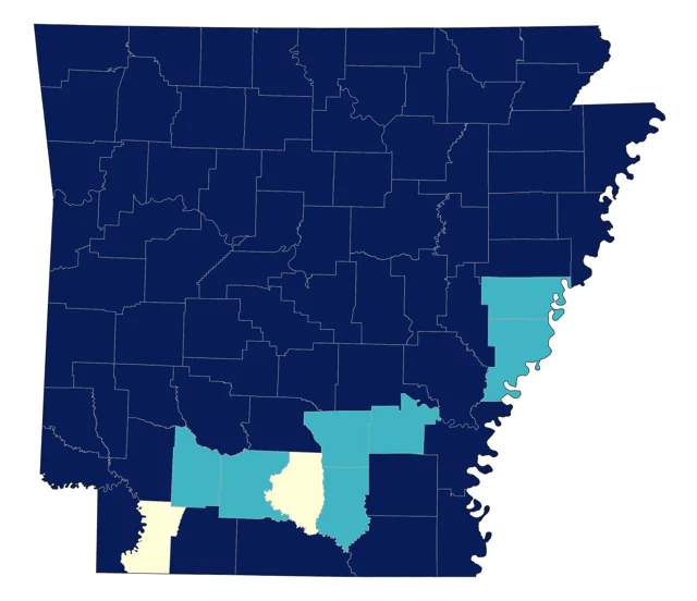 House Finch county map