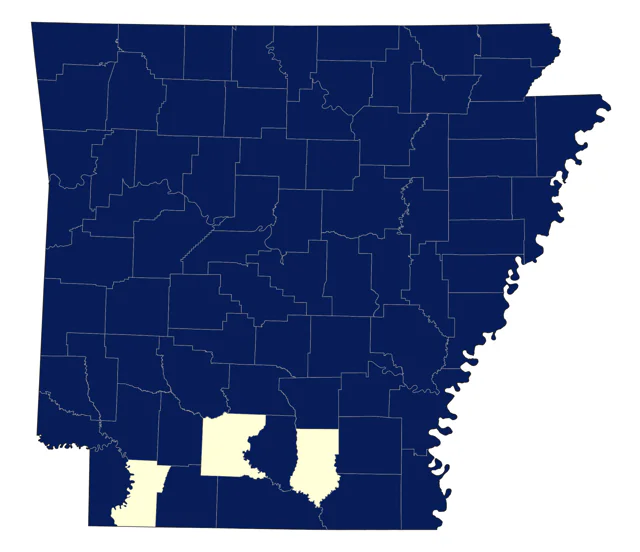 House Sparrow county map