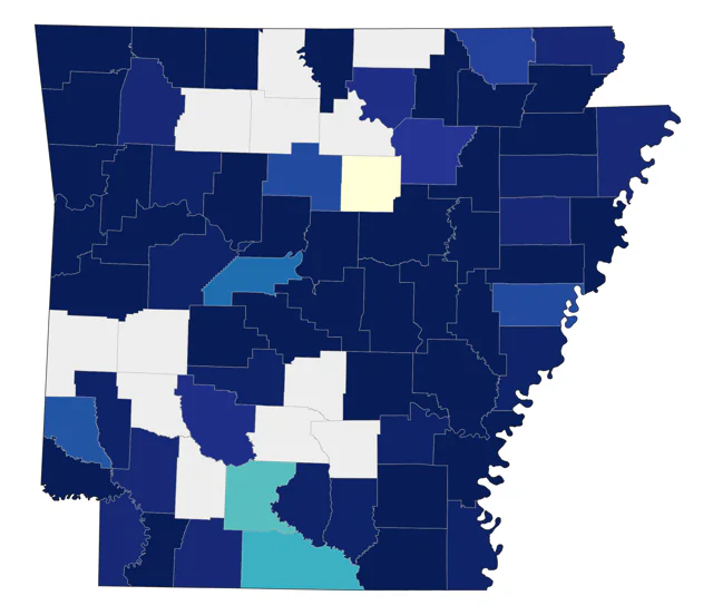 Lesser Yellowlegs county map