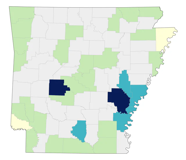 Limpkin county map