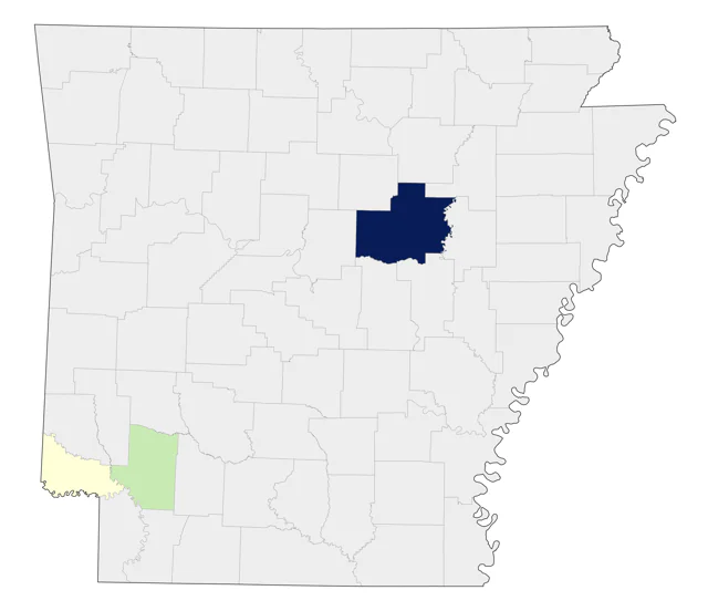 Long-tailed Jaeger county map