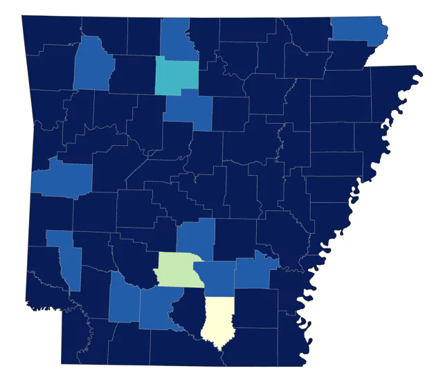 Mallard county map