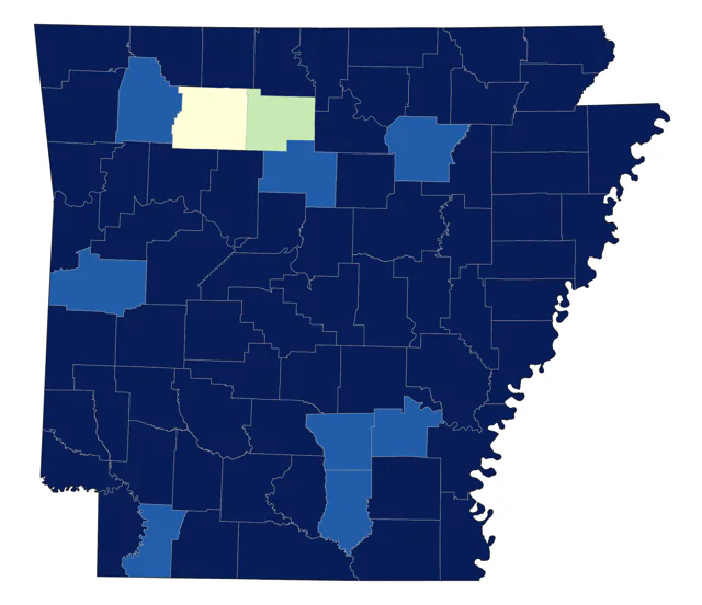 Mississippi Kite county map