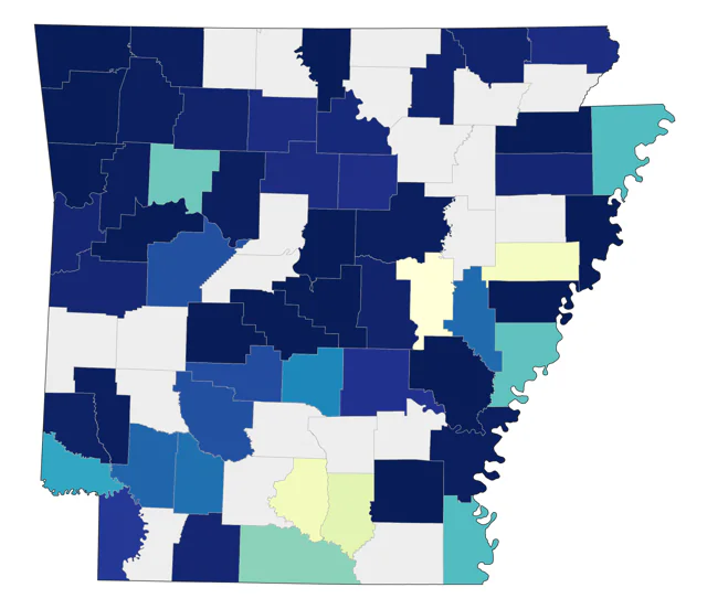 Mourning Warbler county map