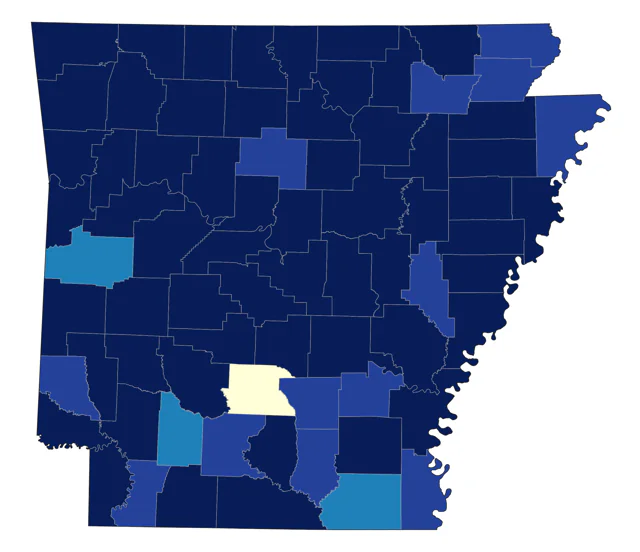Northern Rough-winged Swallow county map