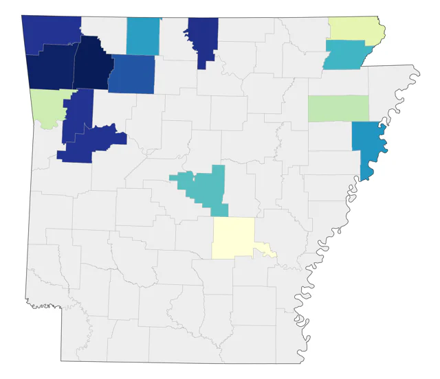 Northern Saw-whet Owl county map