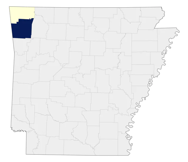Northern Shrike county map