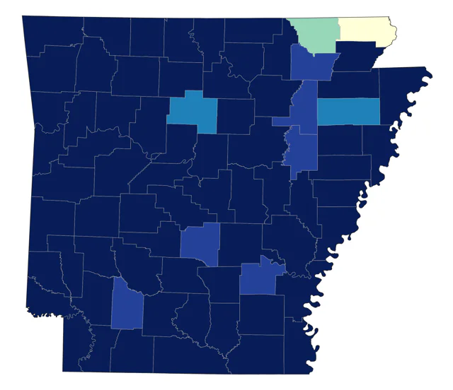Orchard Oriole county map