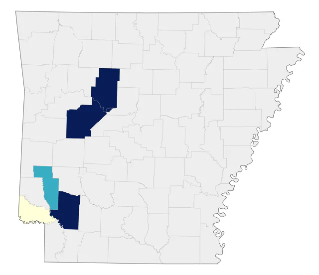 Parasitic Jaeger county map
