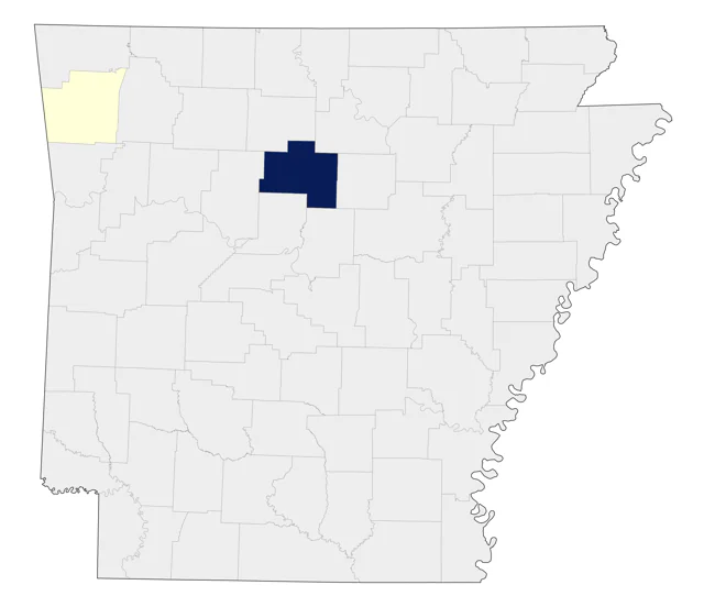 Passenger Pigeon county map