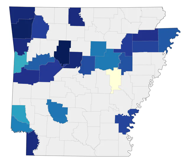 Prairie Falcon county map