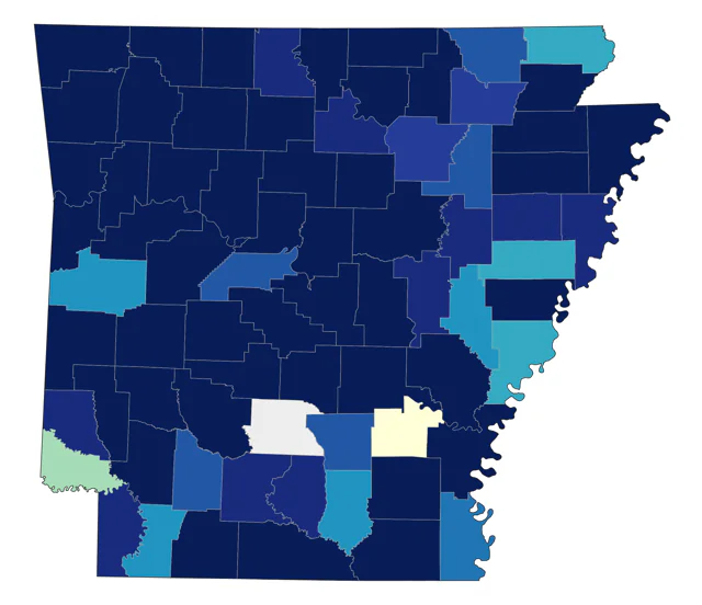 Purple Finch county map