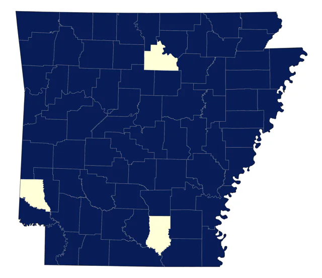 Red-tailed Hawk county map