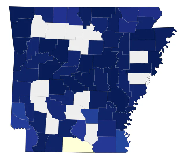 Redhead county map
