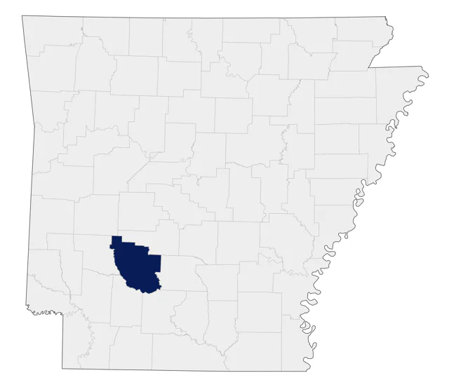 Rivoli's Hummingbird county map